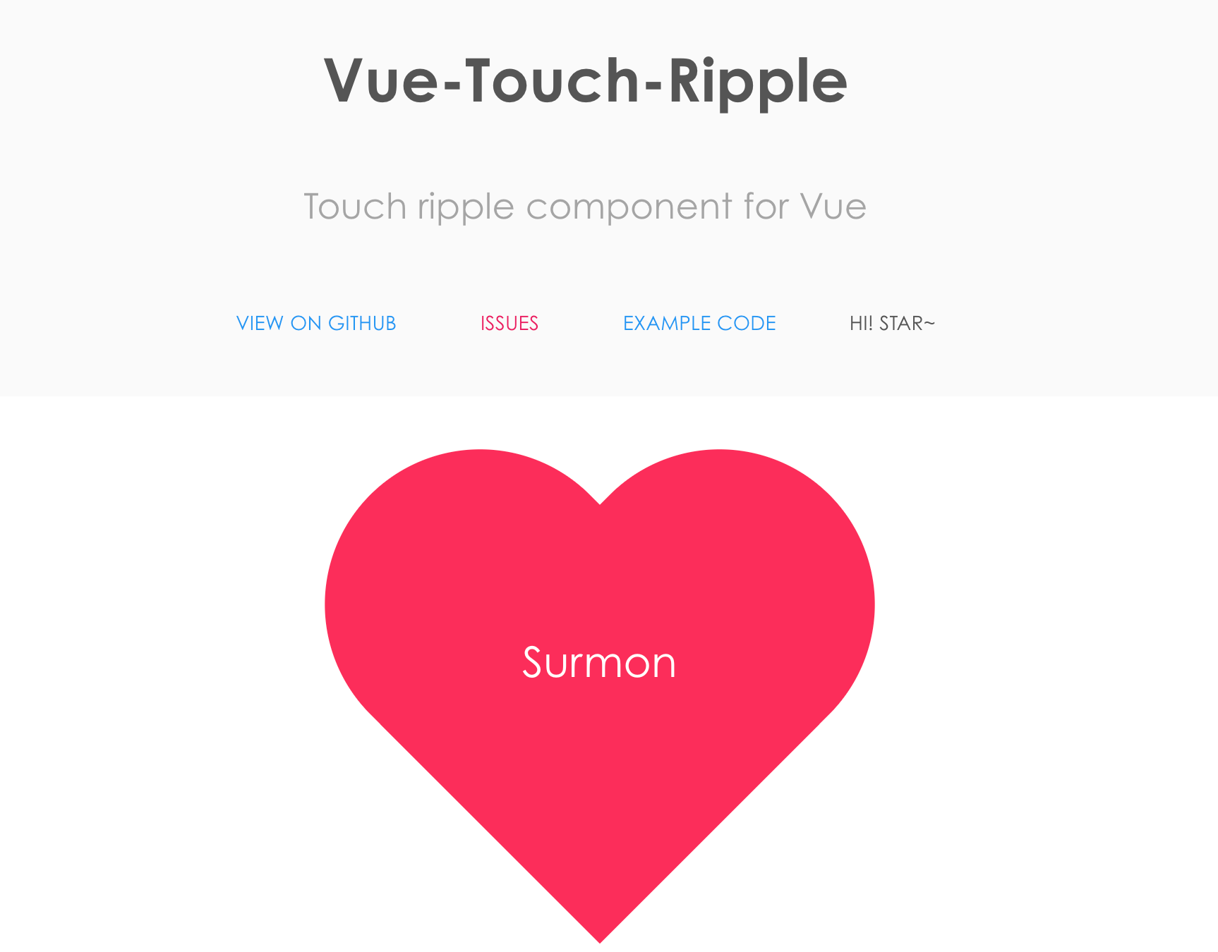 Vue touch ripple By VueJS Expo