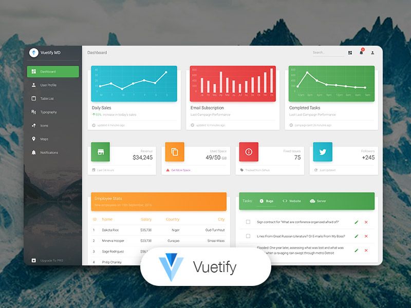 15+ Great Vue JS Examples and Templates - VueJS